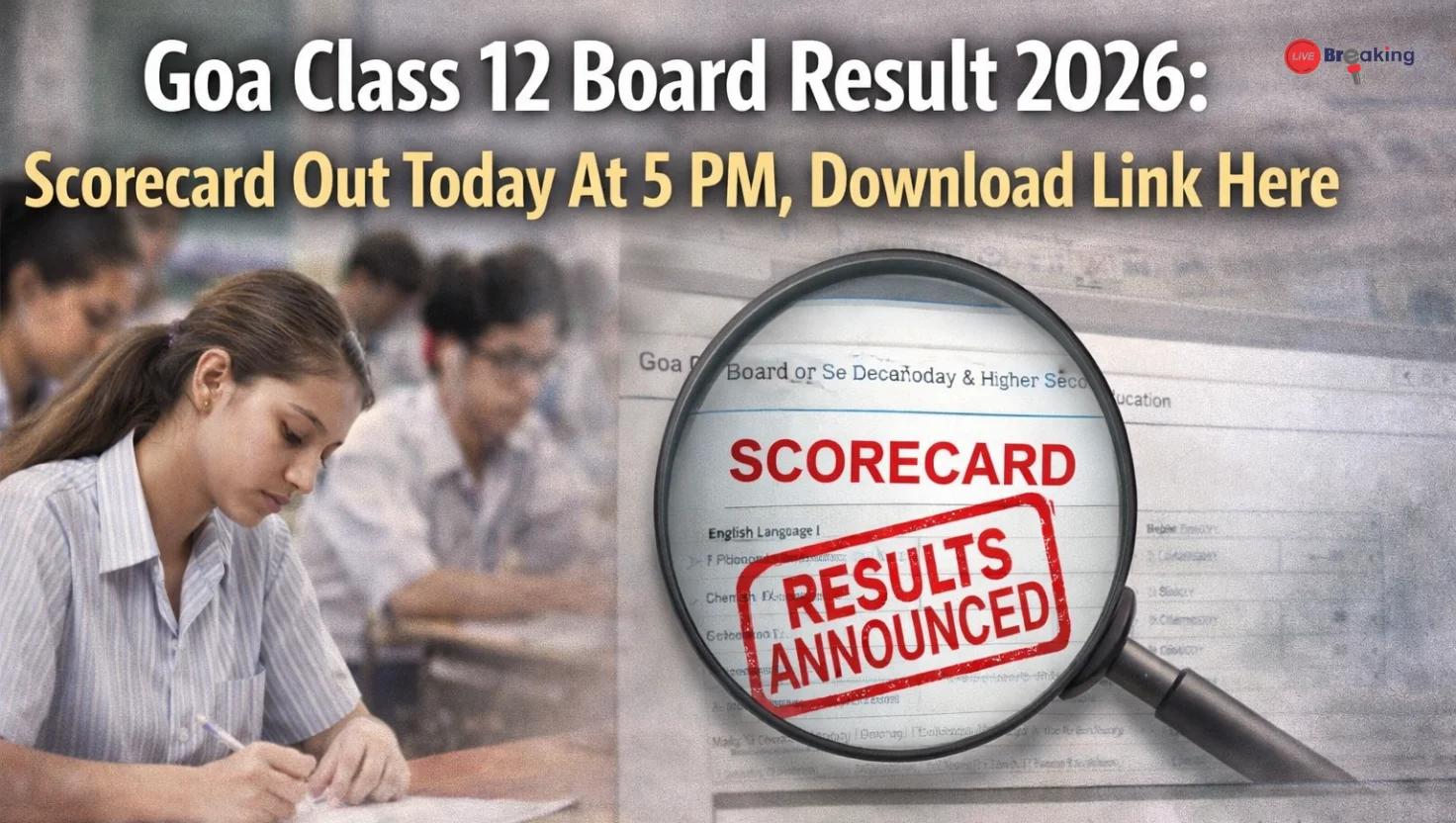 Goa Class 12 Board Result 2026
